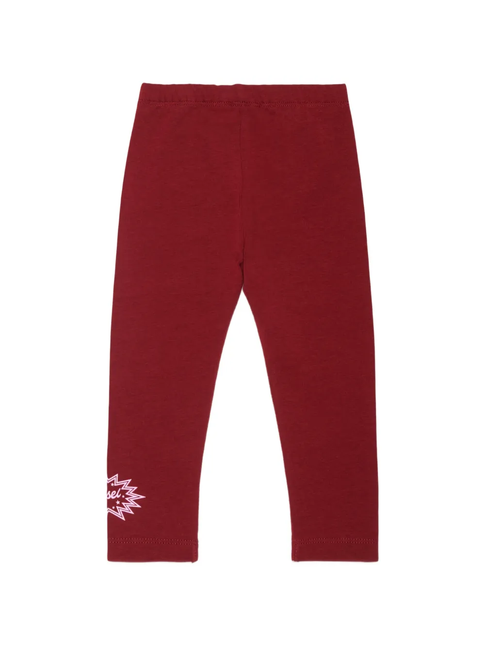 Diesel Kids Broek met logoprint Rood