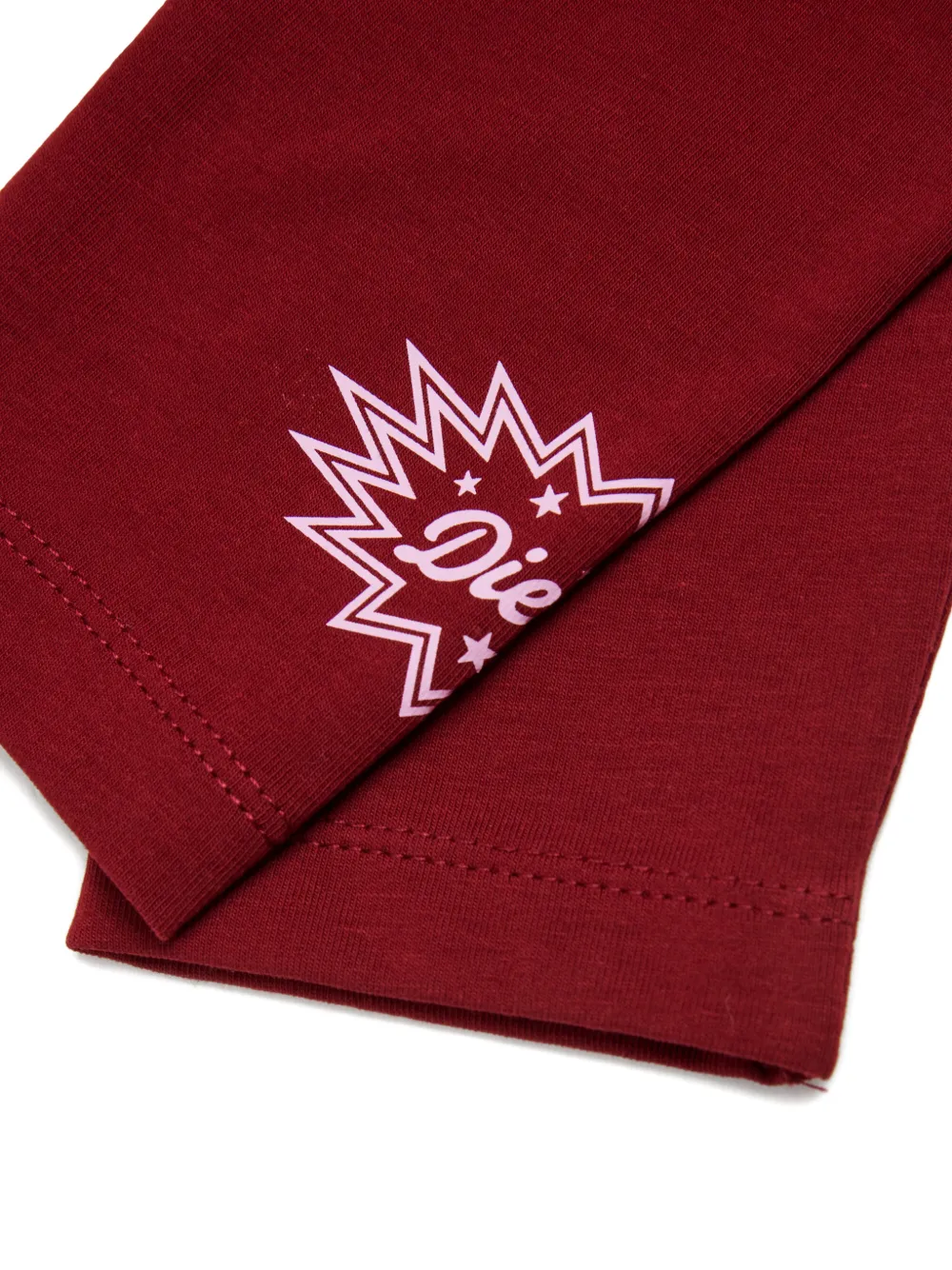 Diesel Kids Broek met logoprint Rood