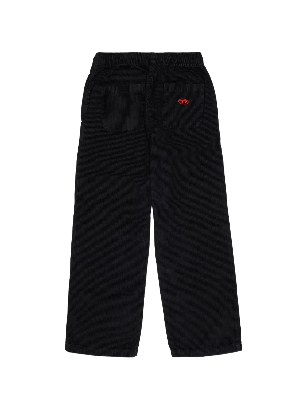 Diesel Kids Pmill ribfluwelen broek Zwart