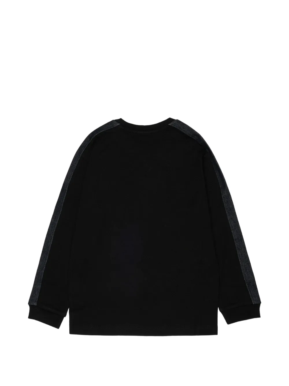 Diesel Kids Sweater met logoprint Zwart