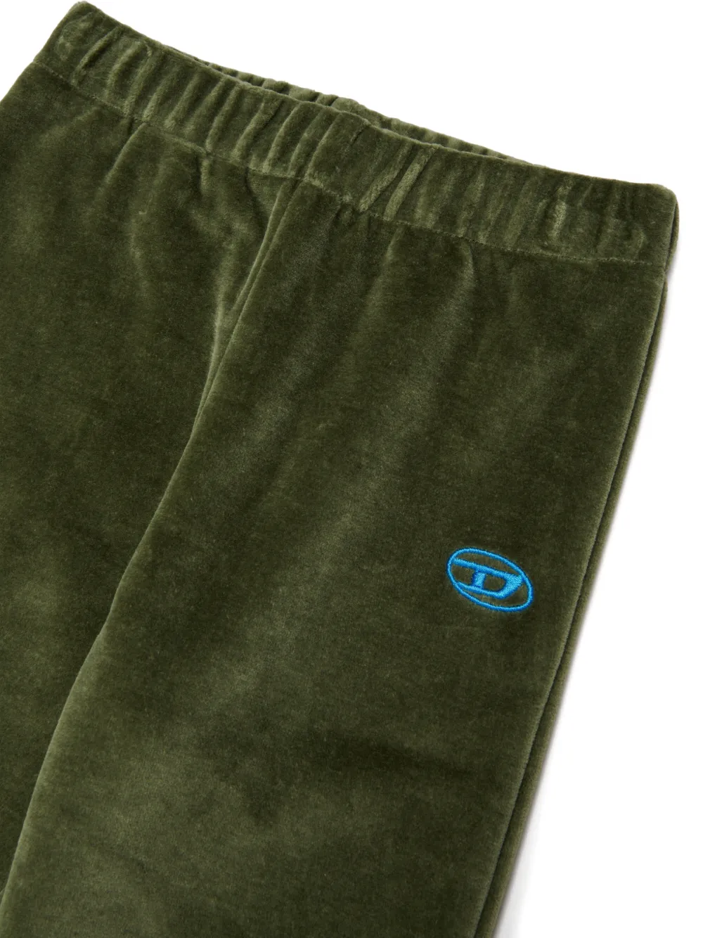 Diesel Kids Fluwelen trainingsbroek Groen