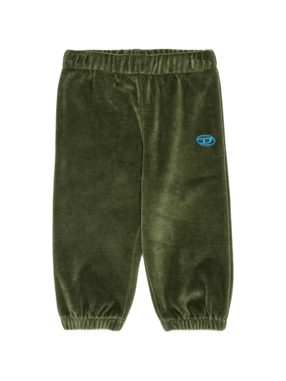 Diesel Kids Pantaloni sportivi in velluto - Verde
