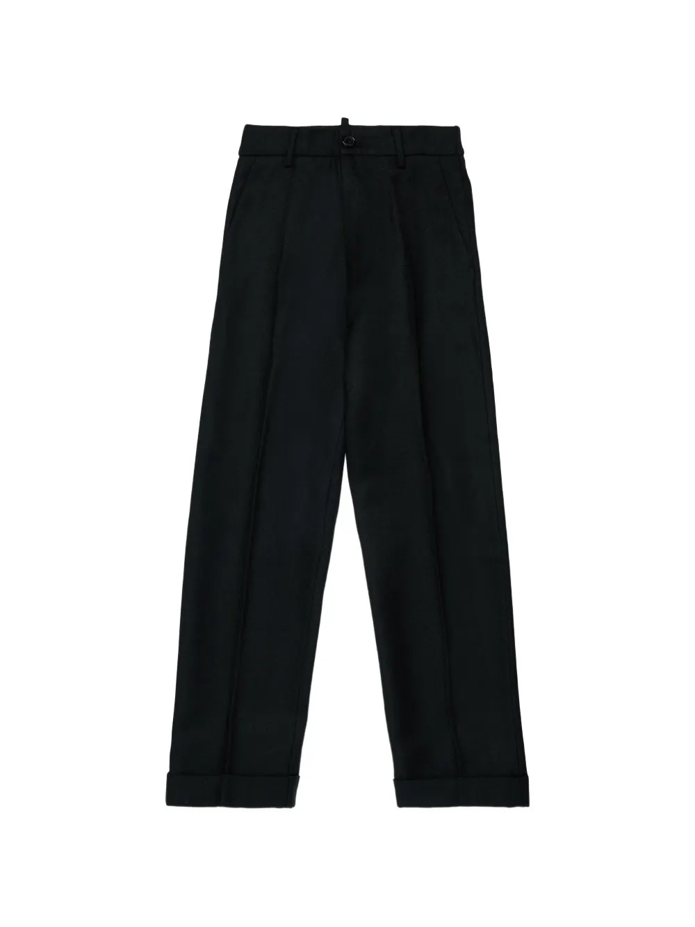 DSQUARED2 KIDS Hose mit Logo-Schild - Schwarz