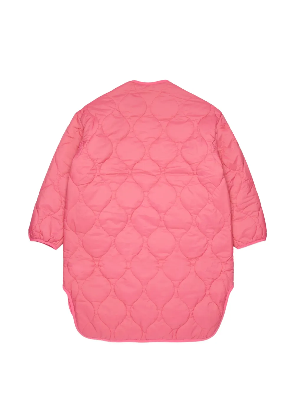 Diesel Kids Gewatteerde jas met geborduurd logo Roze