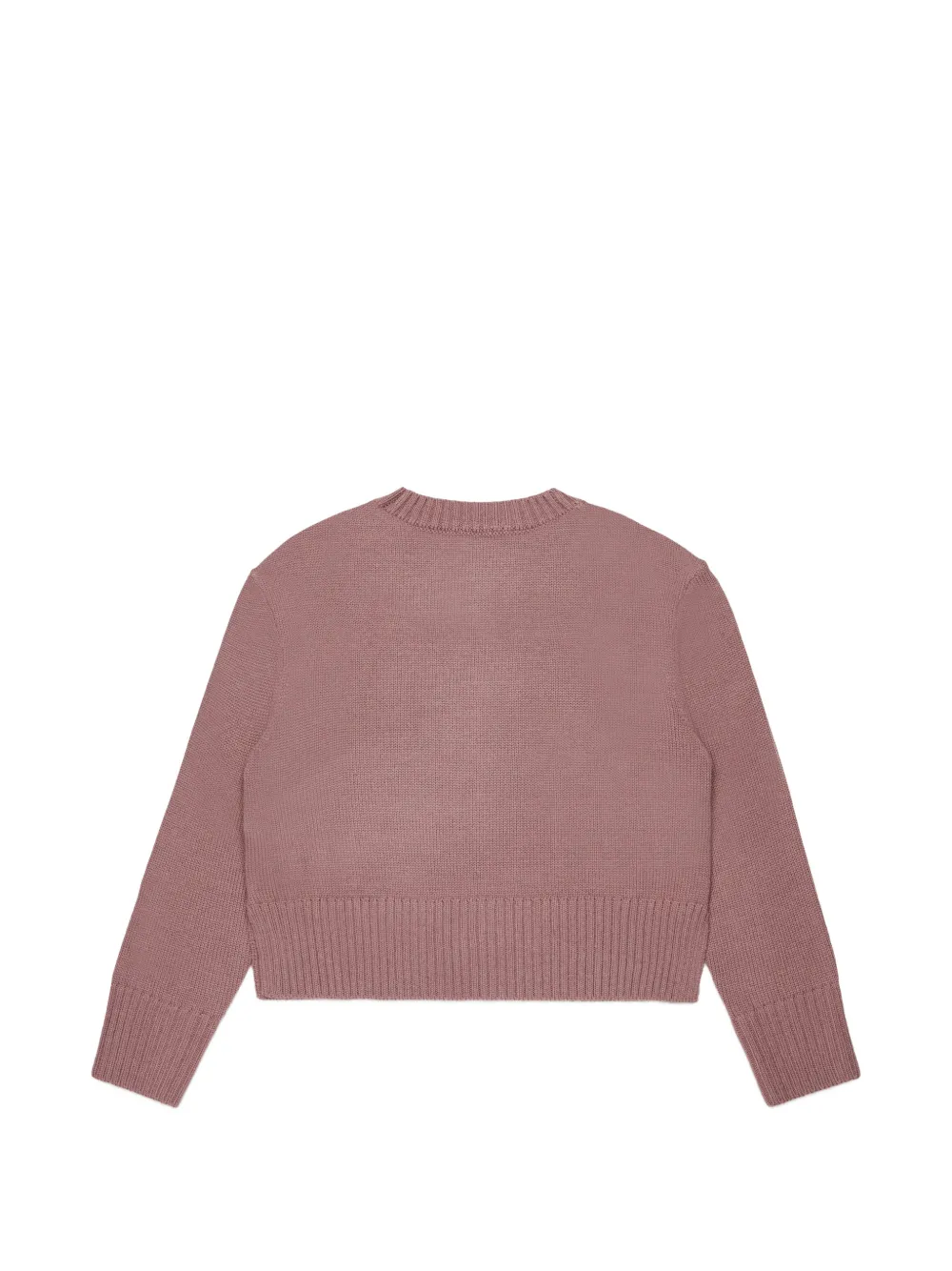 MAX&Co. Kids Trui met geborduurd logo en zijsplit Roze