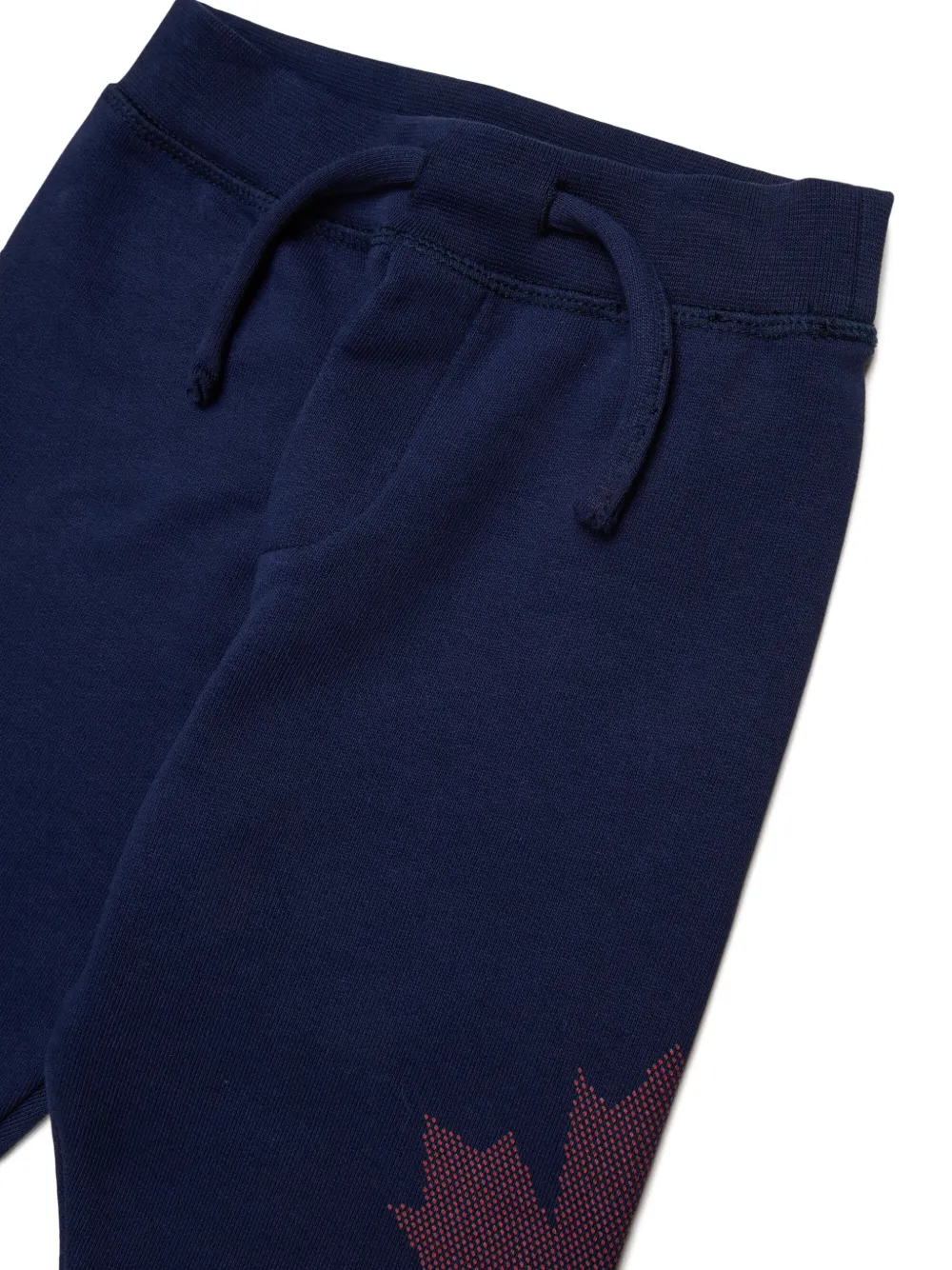 DSQUARED2 KIDS Trainingsbroek met logoprint en trekkoord Blauw