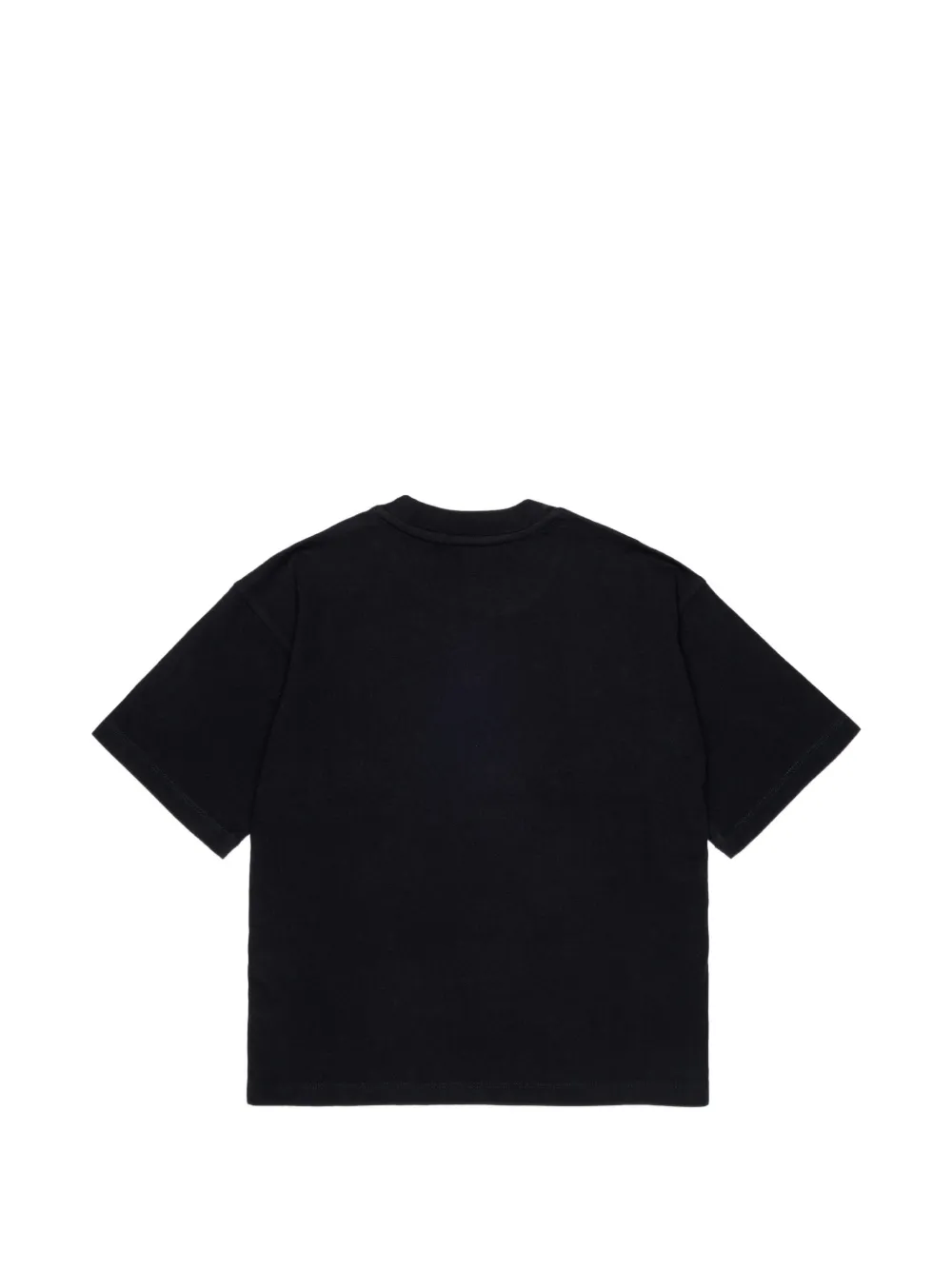 Diesel Kids T-shirt met logopatch Zwart