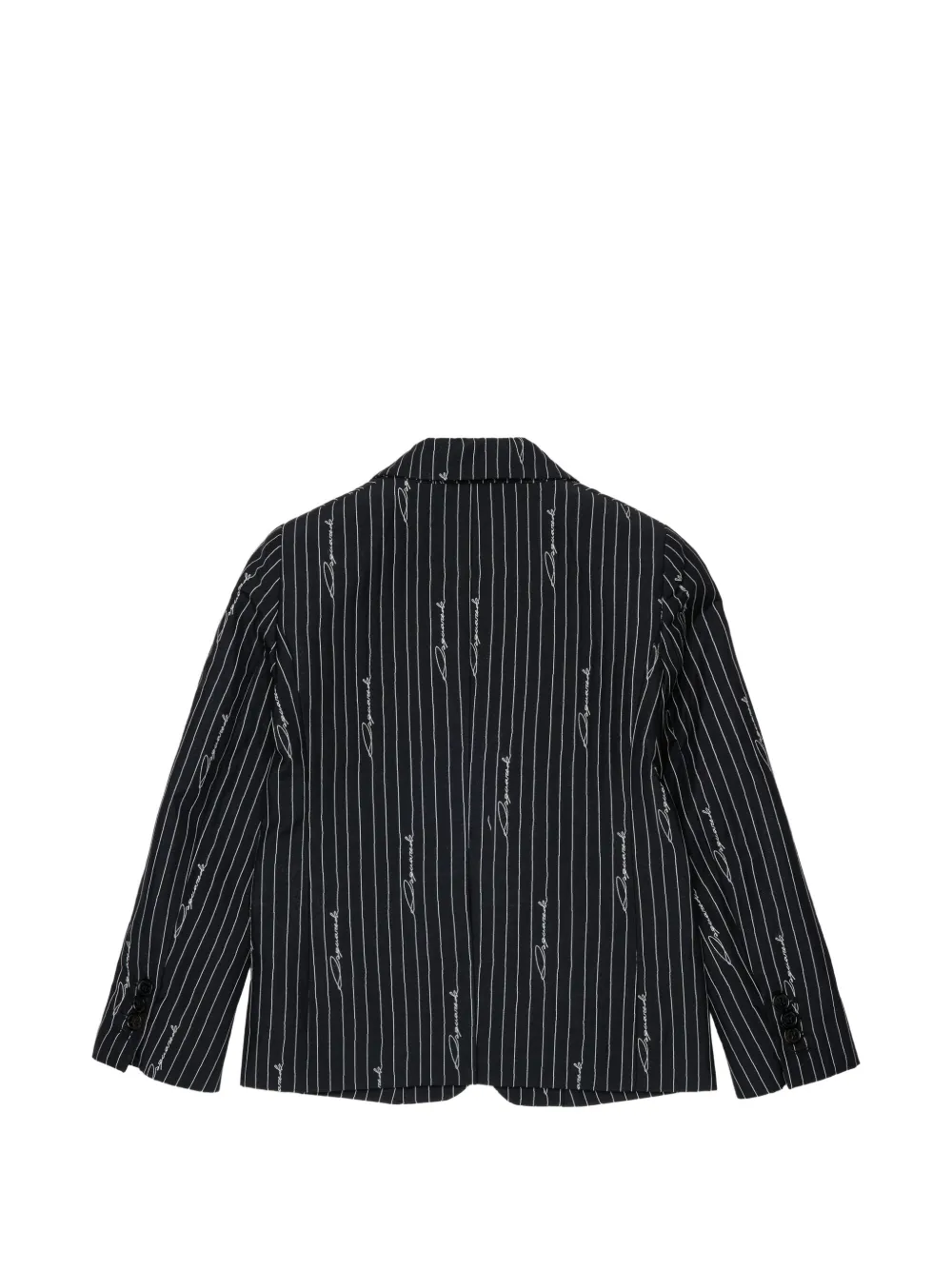 DSQUARED2 KIDS Blazer met krijtstreep Zwart