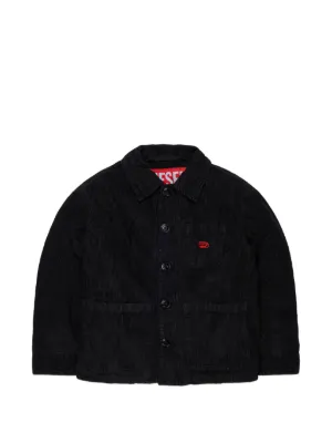 POLO RALPH LAUREN KIDS logo-embroidered Cotton Jacket | Black