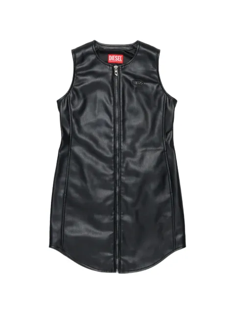 Diesel Kids vestido corto con cierre