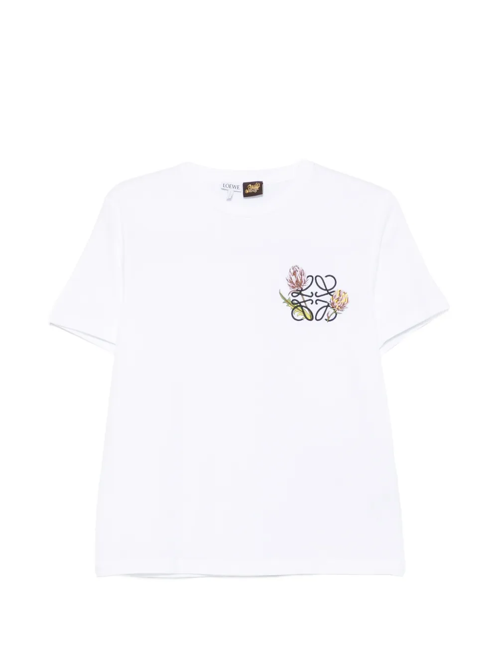 LOEWE x Paula's Ibiza T-shirt con ricamo Anagram - Bianco