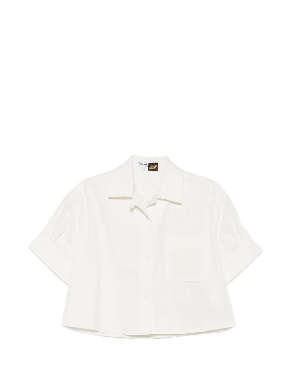LOEWE x Paula's Ibiza anagram-embroidered shirt - Weiß