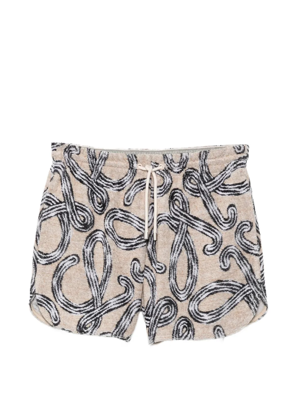 LOEWE x Paula's Ibiza Shorts con vita elasticizzata - Toni neutri