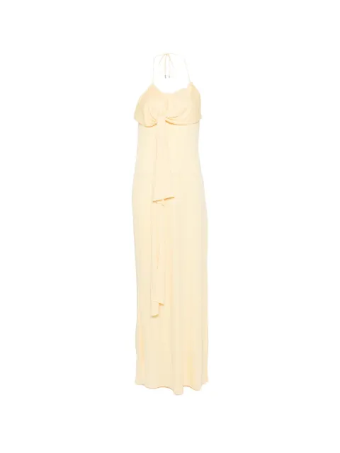 LOEWE vestido largo con detalle de nudo en colaboración con Paula's Ibiza