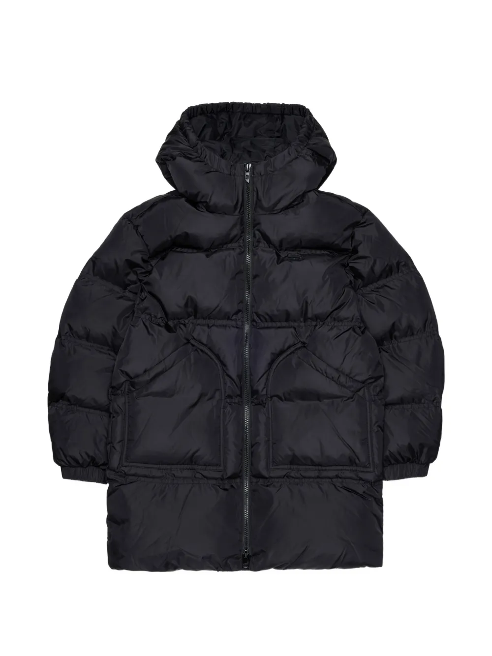 Diesel Kids Giacca con stampa logo - Nero