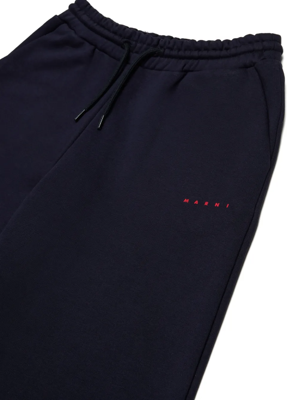 Marni Kids Trainingsbroek met logoprint Blauw