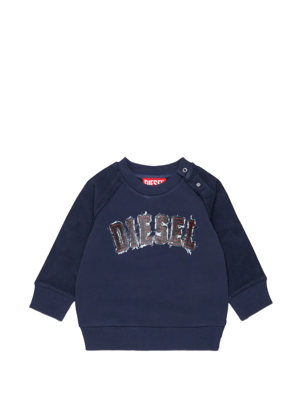Diesel Kids Felpa con applicazione - Blu