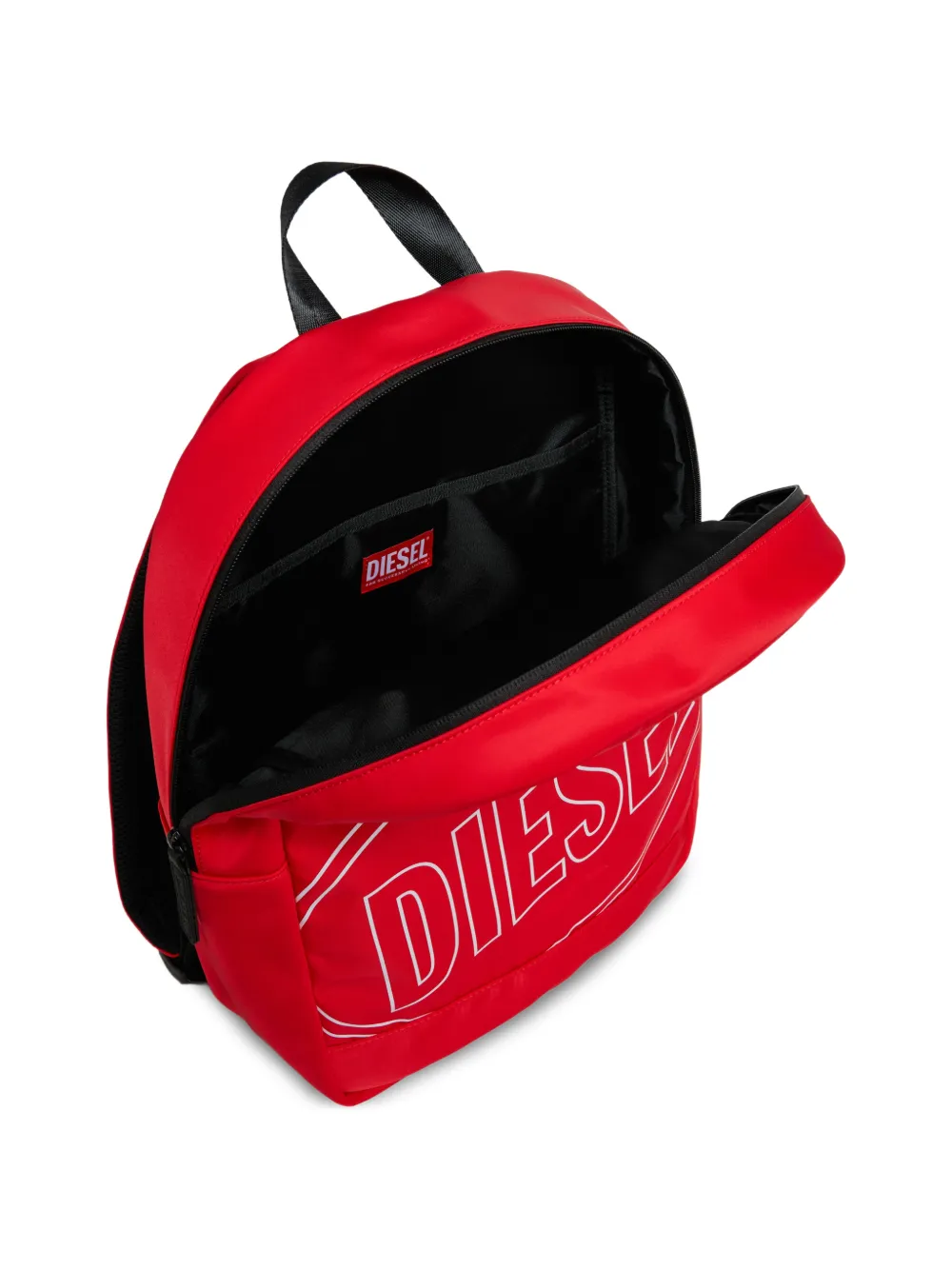 Diesel Kids Rugzak met logoprint Rood