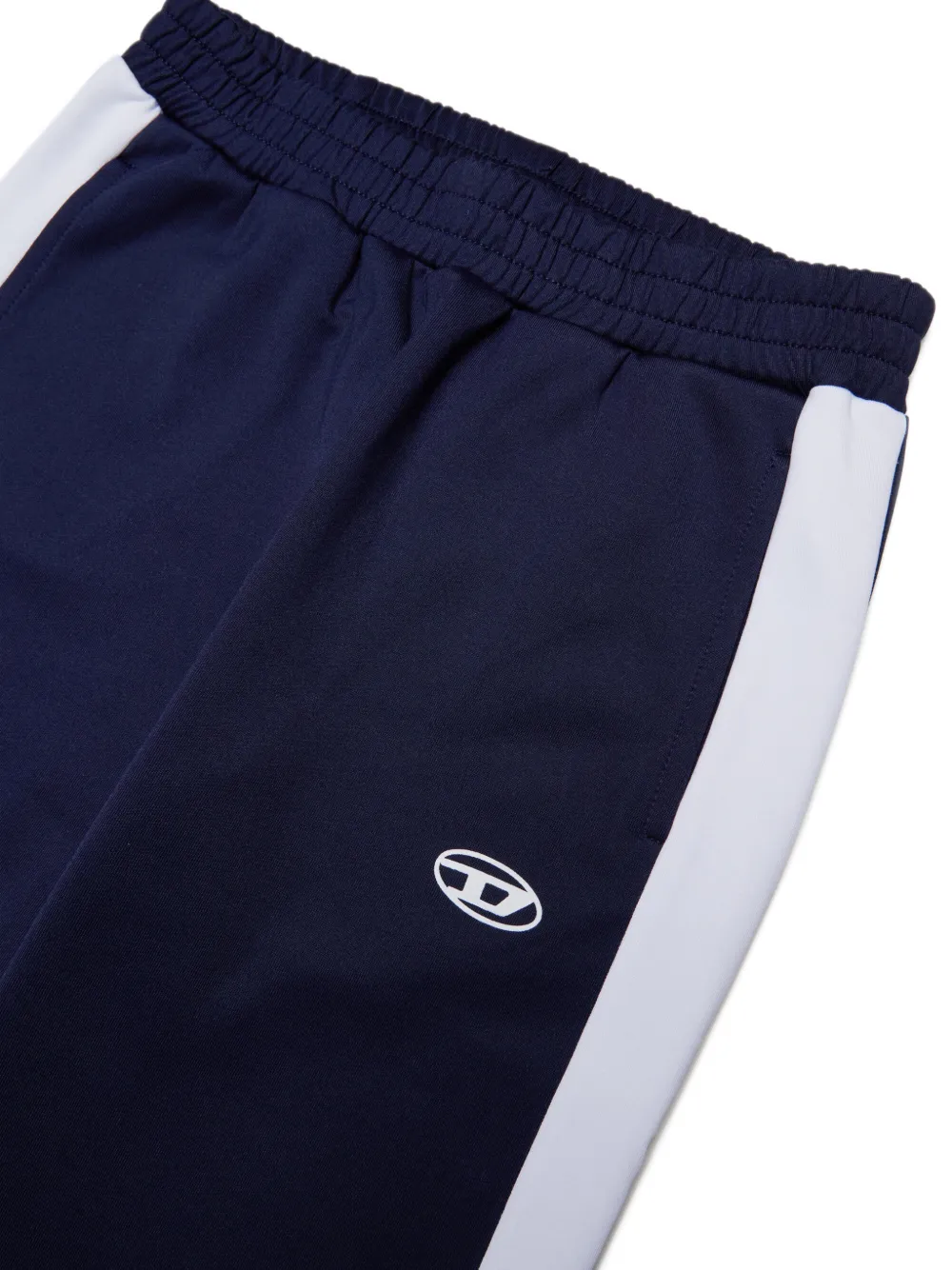 Diesel Kids Broek met geborduurd logo Blauw