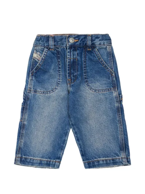 Diesel Kids D-Bart-B logo-embroidered jeans