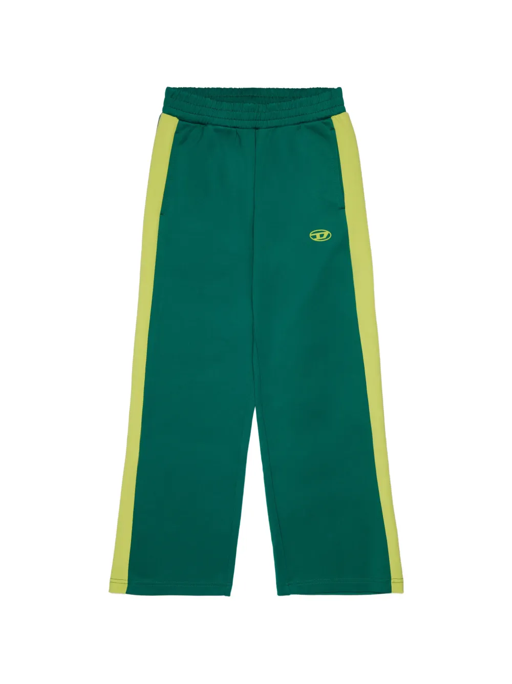 Diesel Kids Pantaloni sportivi con ricamo - Verde