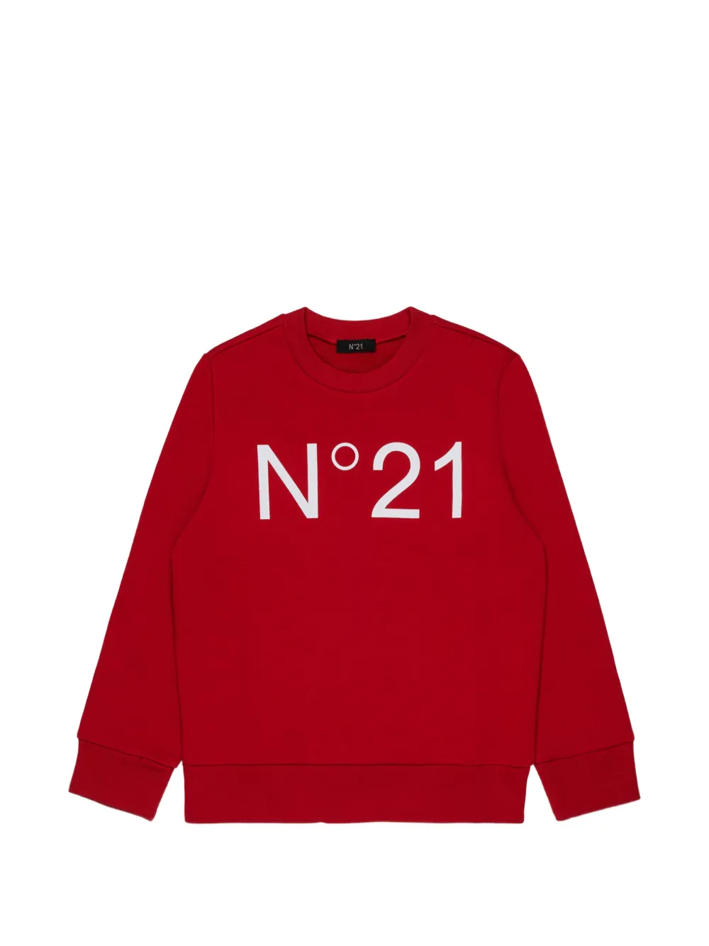 Nº21 Kids logo-print sweatshirt - Rosso