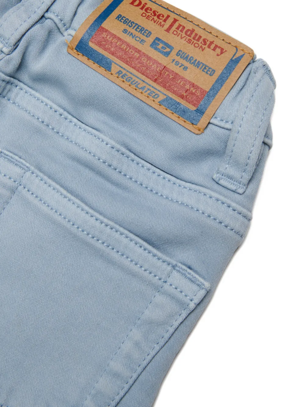 Diesel Kids D-Jools jeans met rits Blauw