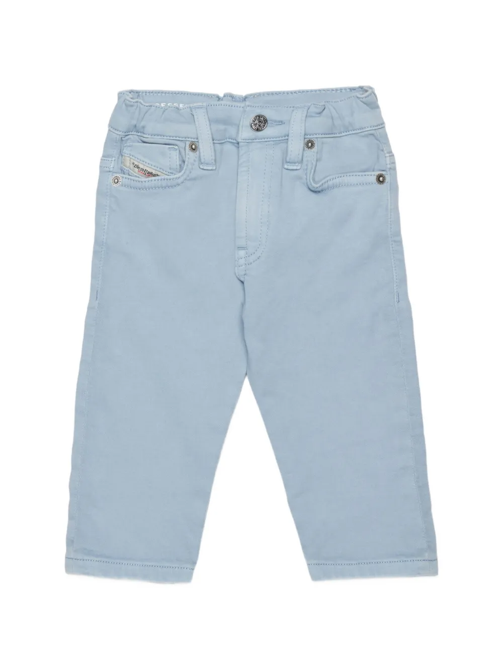 Diesel Kids Jeans D-Jools con zip - Blu