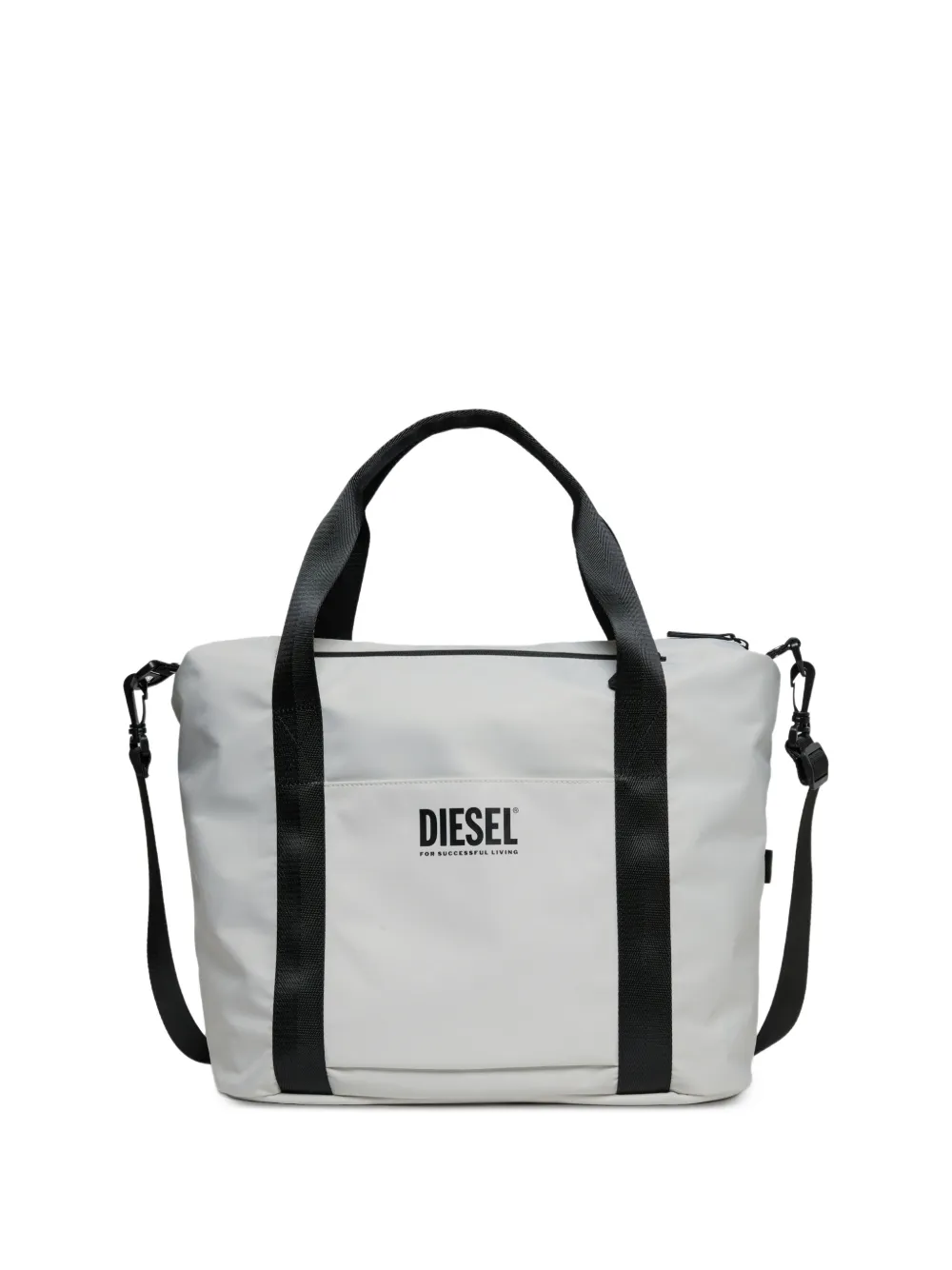 Diesel Kids Borsa tote con stampa - Grigio