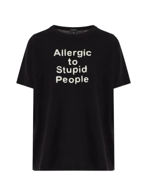 R13 slogan-print T-shirt