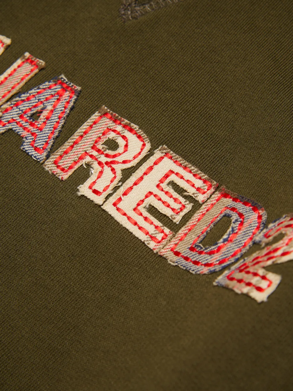 DSQUARED2 KIDS logo-appliqué sweater Groen