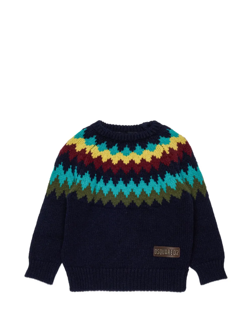 DSQUARED2 KIDS Maglione Fair Isle - Blu