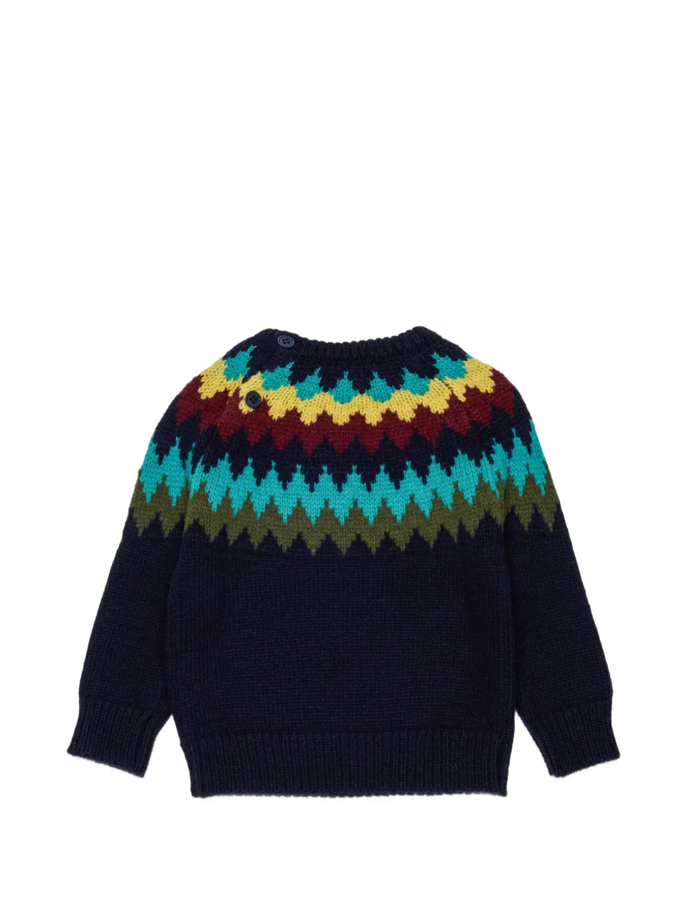  Dsquared2 Kids Jersey De Punto Fair Isle - Azul 