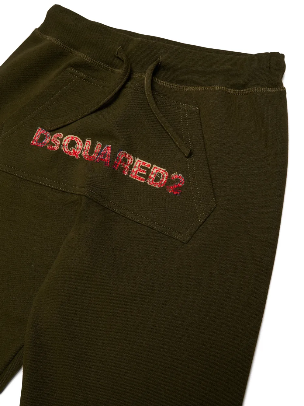 DSQUARED2 KIDS Trainingsbroek met logopatch Groen