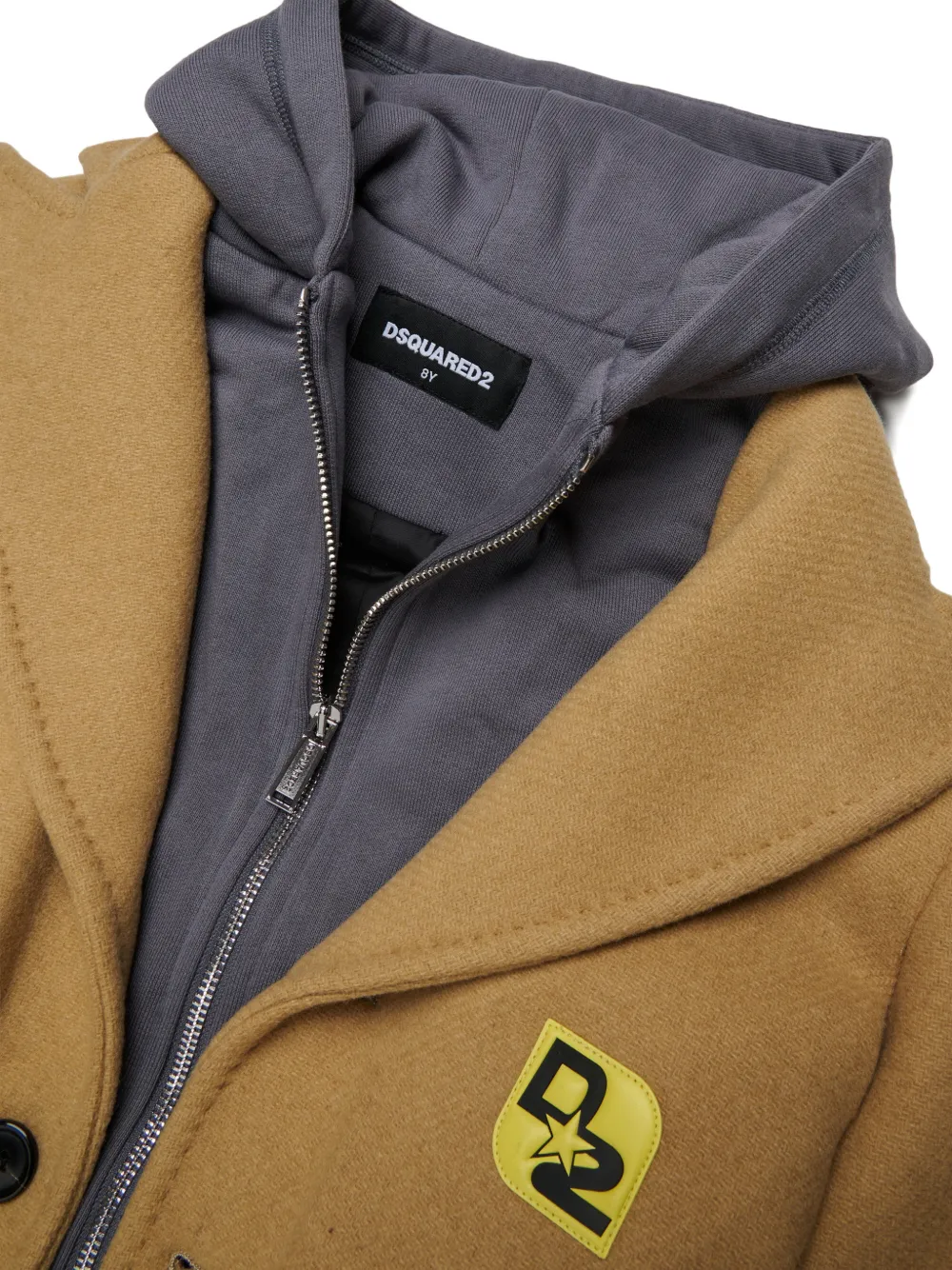 DSQUARED2 KIDS Jas met logoprint Bruin