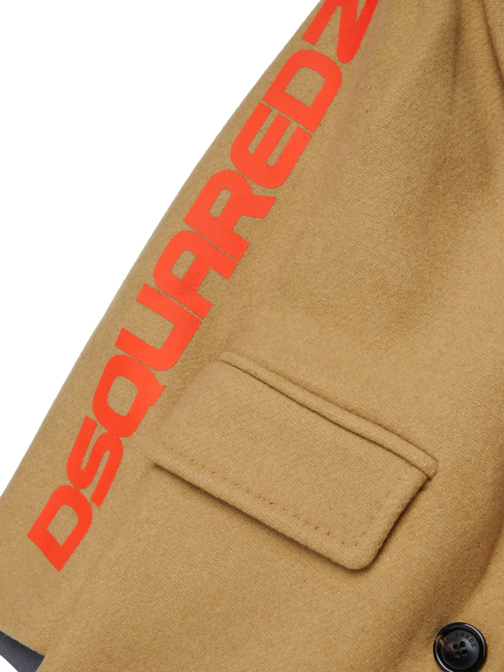 DSQUARED2 KIDS Jas met logoprint Bruin