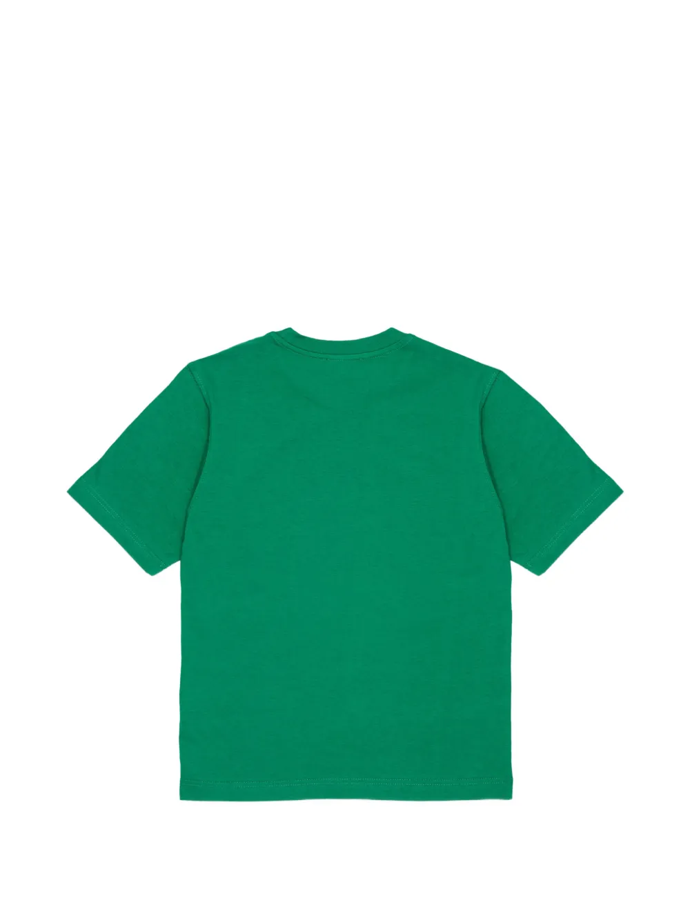 Diesel Kids T-shirt met grafische print Groen