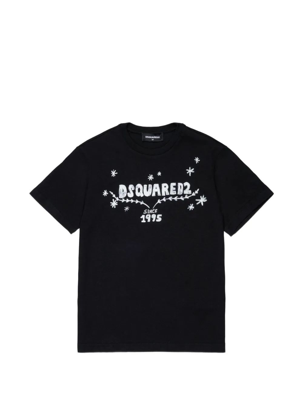 DSQUARED2 KIDS T-Shirt mit Logo-Print - Schwarz