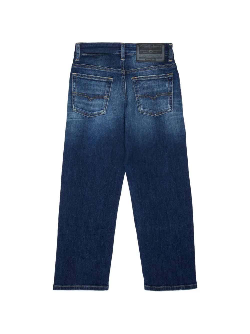Diesel Kids Gerafelde jeans Blauw