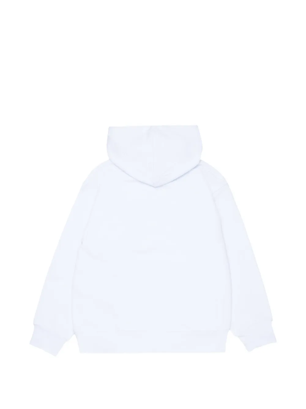 DSQUARED2 KIDS Soepelvallende hoodie met logo-print Wit