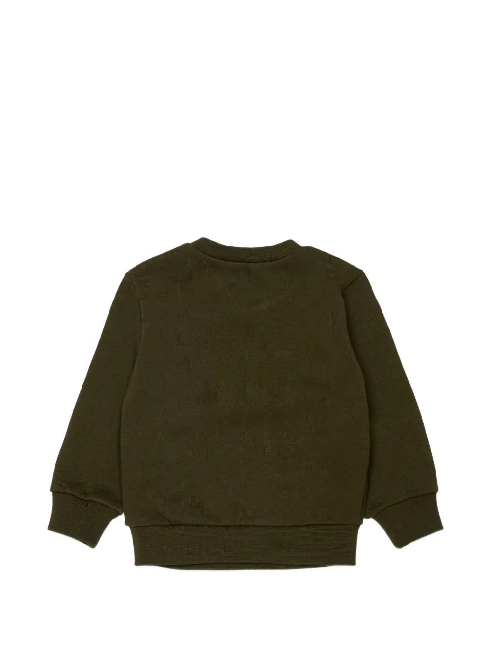 DSQUARED2 KIDS Sweater met geborduurd logo en drukknopen Bruin