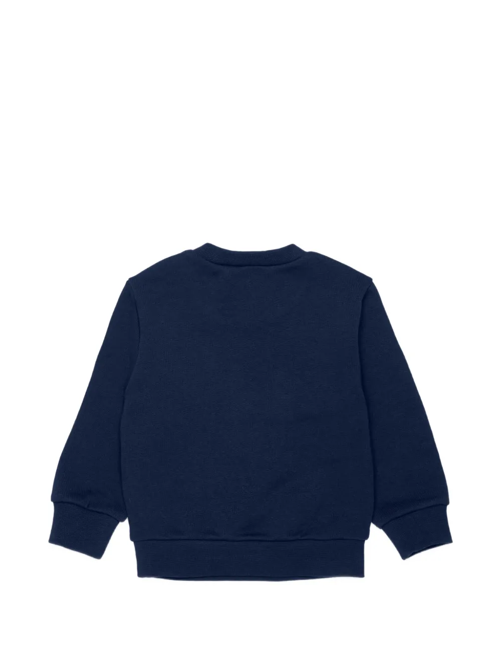 DSQUARED2 KIDS Sweater met geborduurd logo en schouderknoop Blauw
