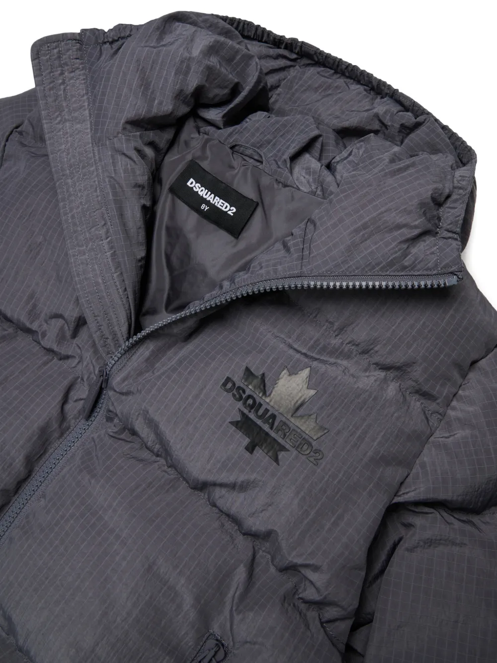 DSQUARED2 KIDS Bomberjack met logoprint Grijs