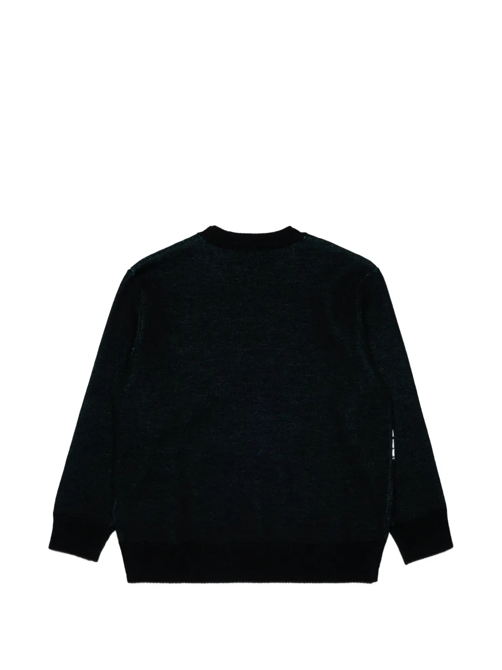 Diesel Kids Trui met bergpatroon en logoprint Zwart