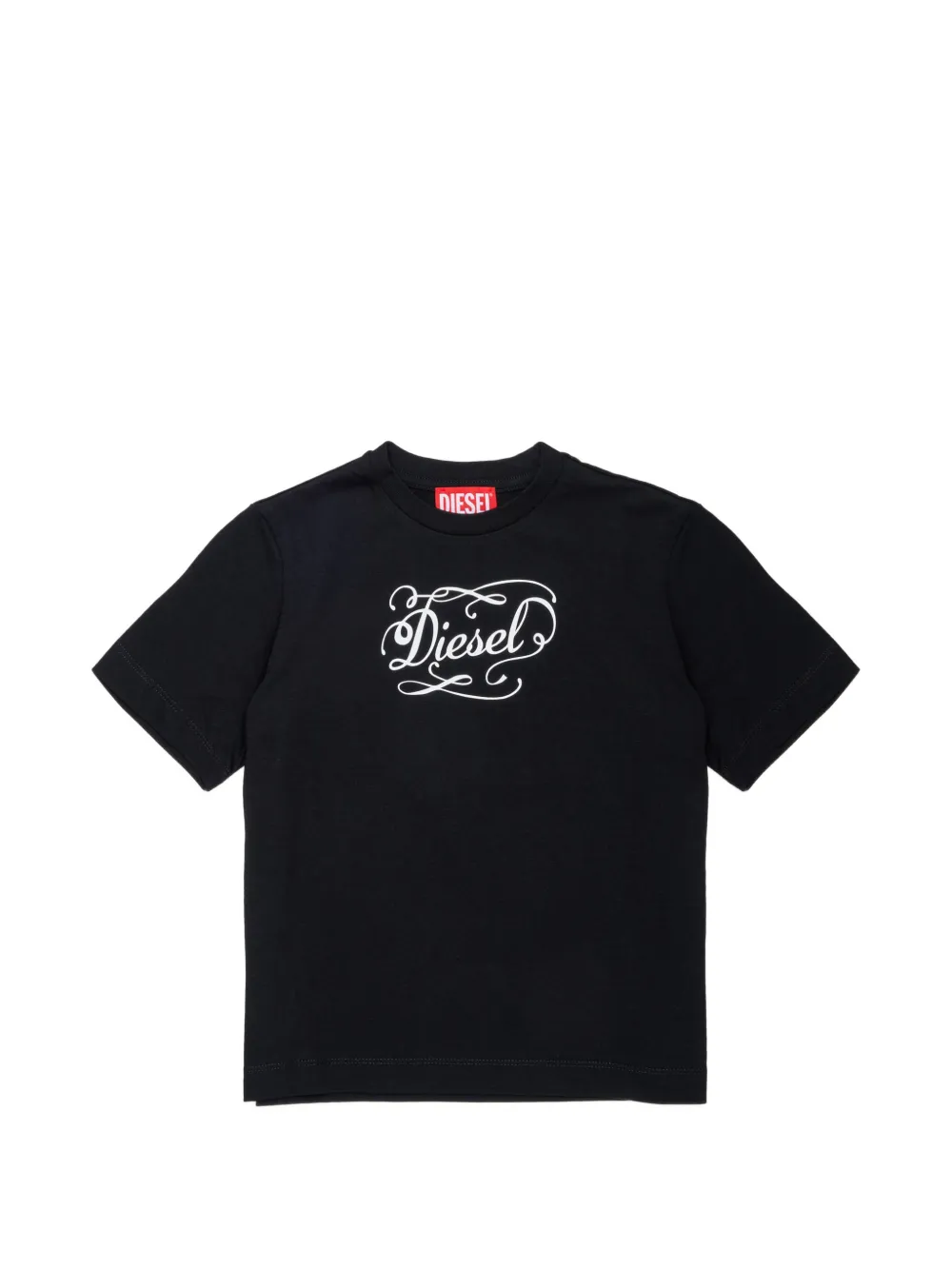 Diesel Kids Torsal logo-print T-shirt - Nero