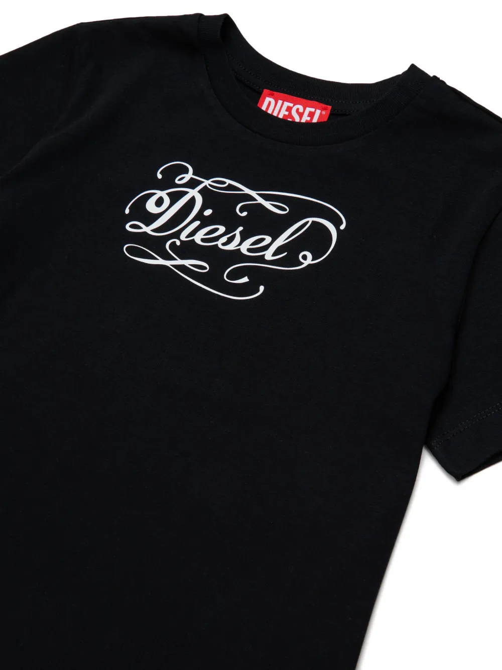 Diesel Kids Torsal T-shirt en logoprint Zwart
