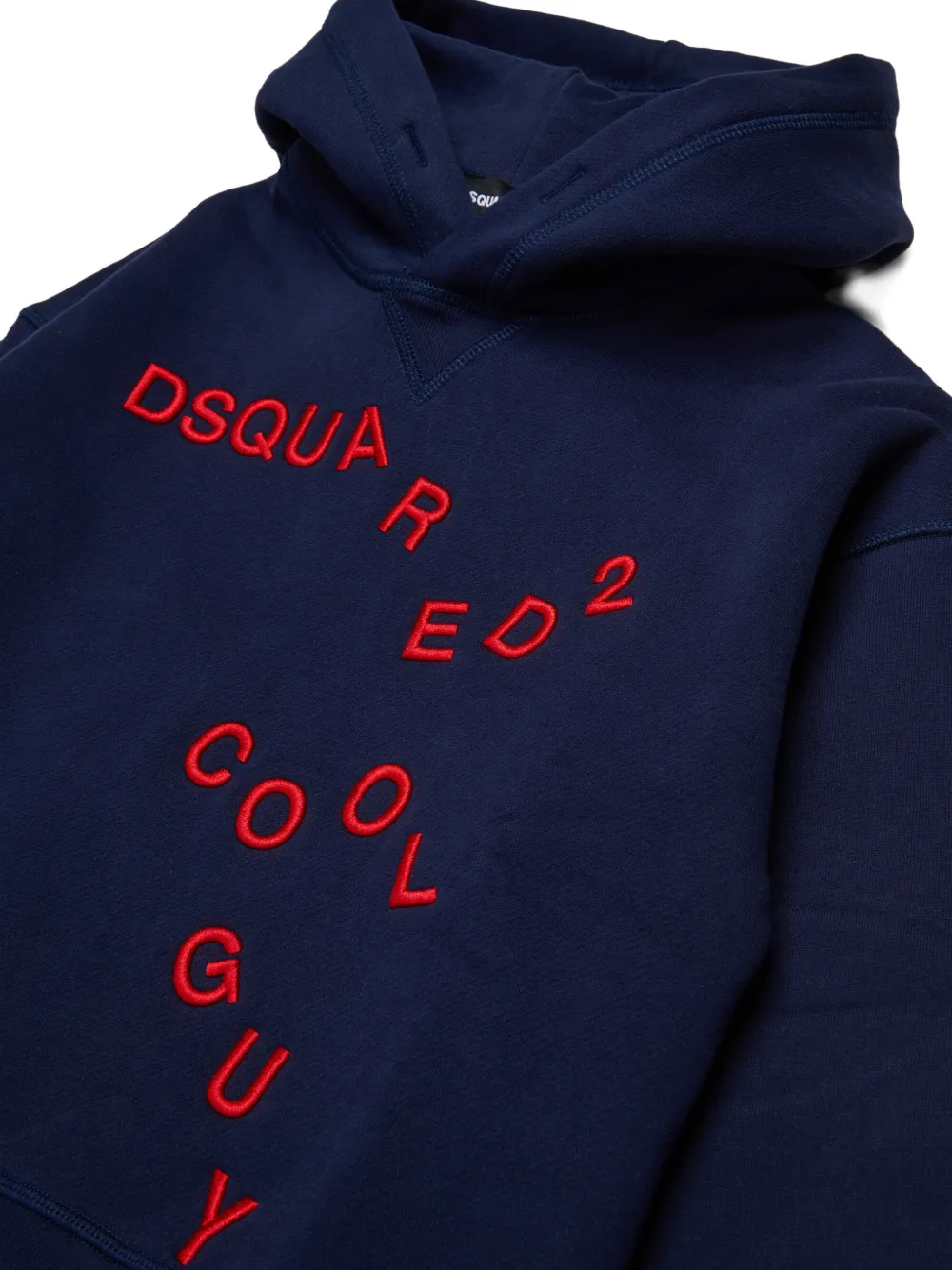 DSQUARED2 KIDS Hoodie met geborduurd logo Blauw