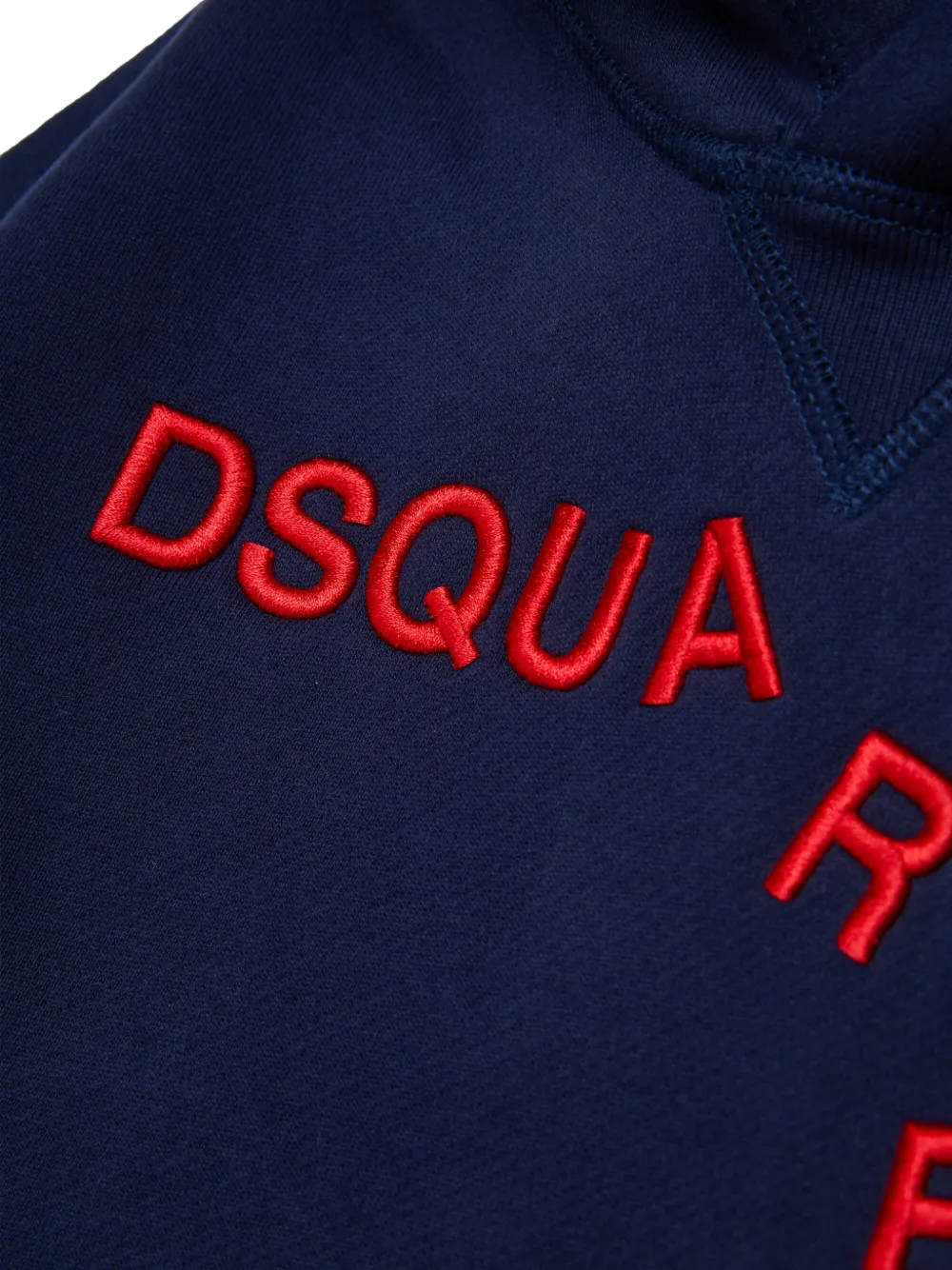 DSQUARED2 KIDS Hoodie met geborduurd logo Blauw