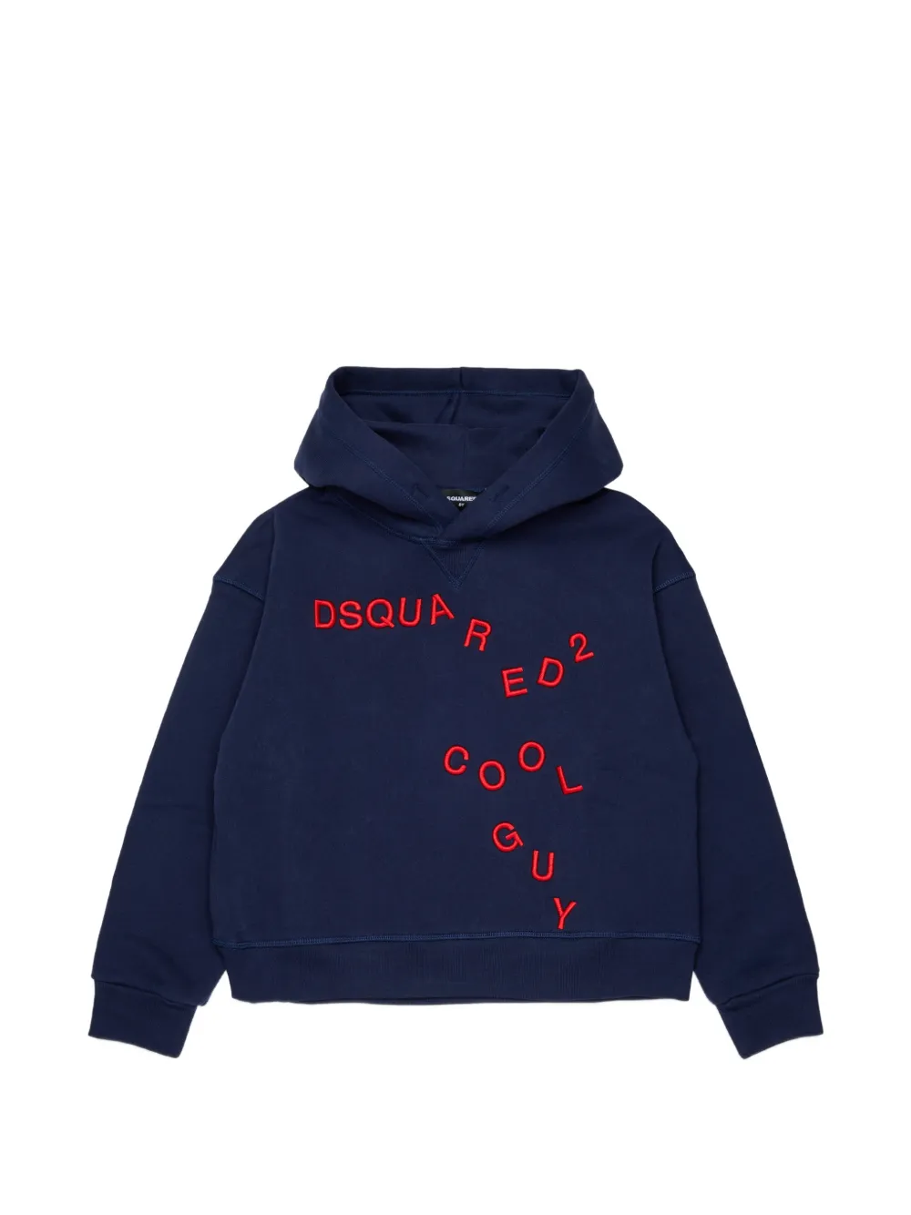 DSQUARED2 KIDS Felpa con ricamo logo - Blu