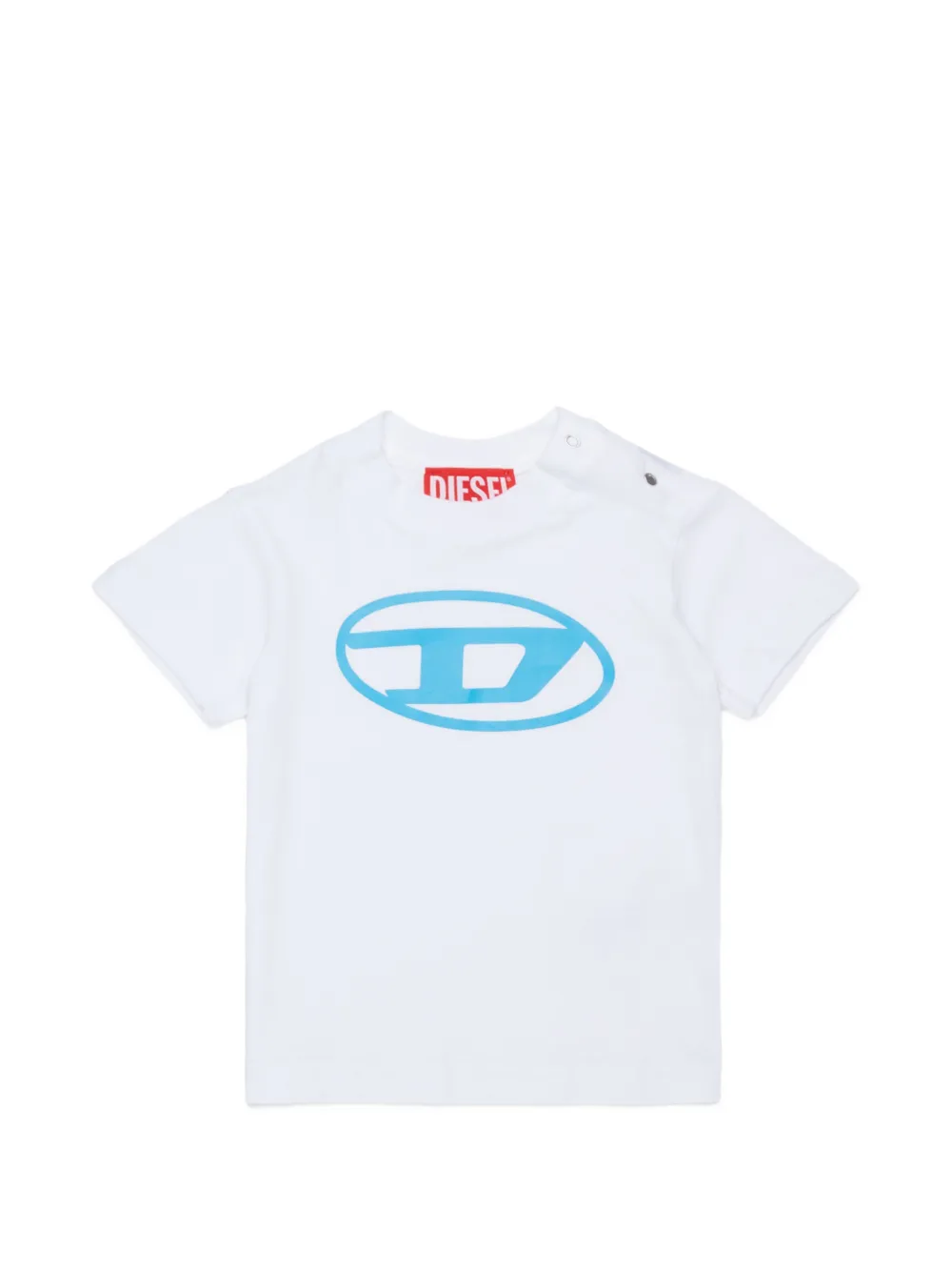 Diesel Kids T-Shirt mit Logo-Print - Weiß